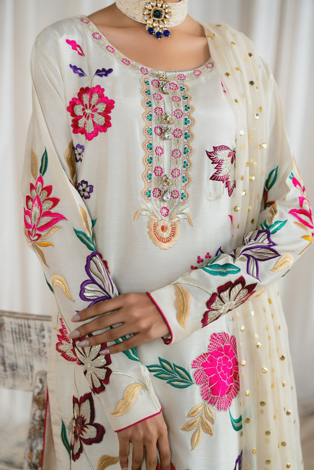 Vintage | Eid Edit 24 | Alisha by Vintage - Designer Dress - Type: Ladies Clothes - Available at Libayah - 100% Original
