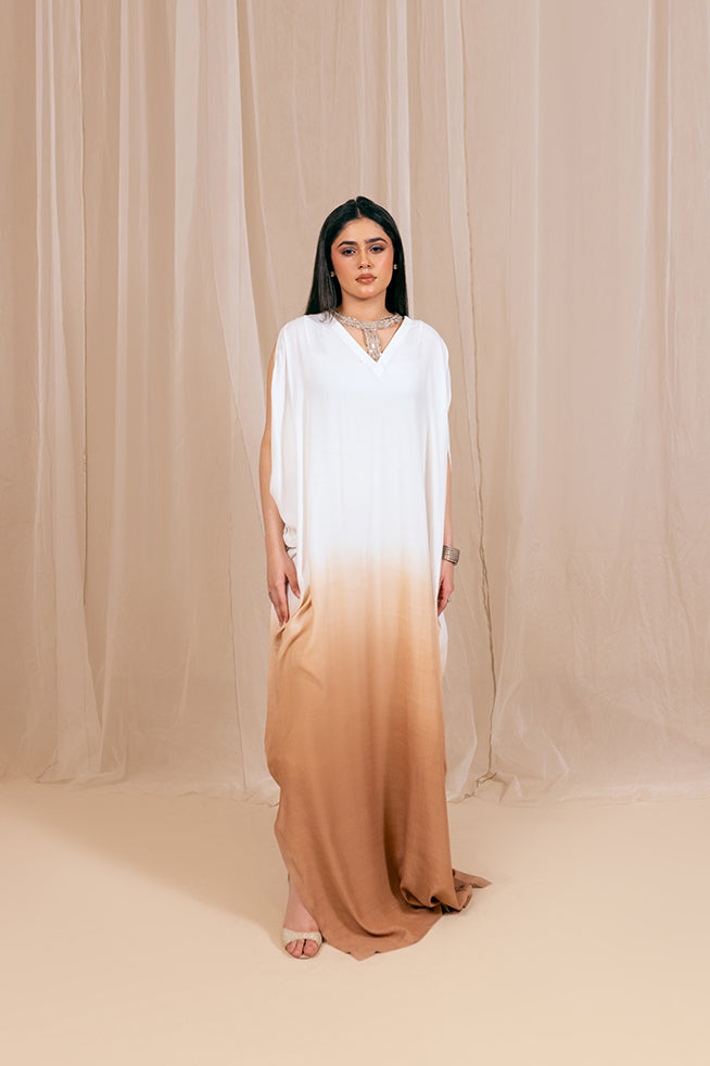 Fozia Khalid | Kaftaan | Ombre Whisper by Fozia Khalid - Designer Dress - Type: Ladies Clothes - Available at Libayah - 100% Original