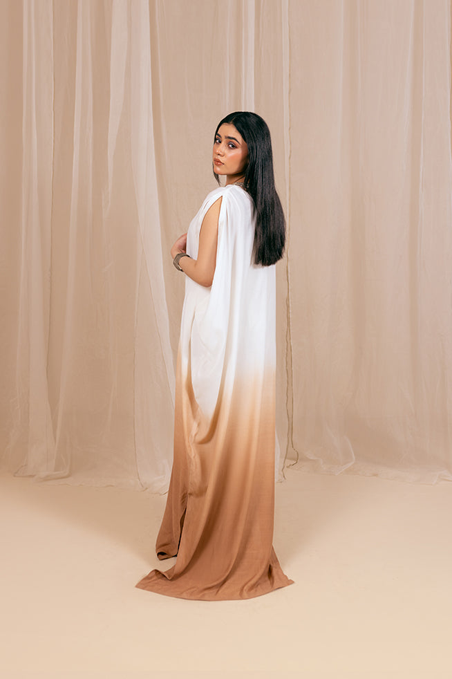 Fozia Khalid | Kaftaan | Ombre Whisper by Fozia Khalid - Designer Dress - Type: Ladies Clothes - Available at Libayah - 100% Original