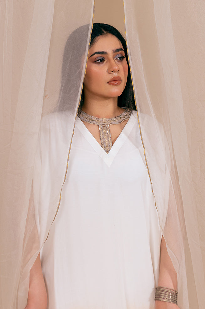 Fozia Khalid | Kaftaan | Ombre Whisper by Fozia Khalid - Designer Dress - Type: Ladies Clothes - Available at Libayah - 100% Original