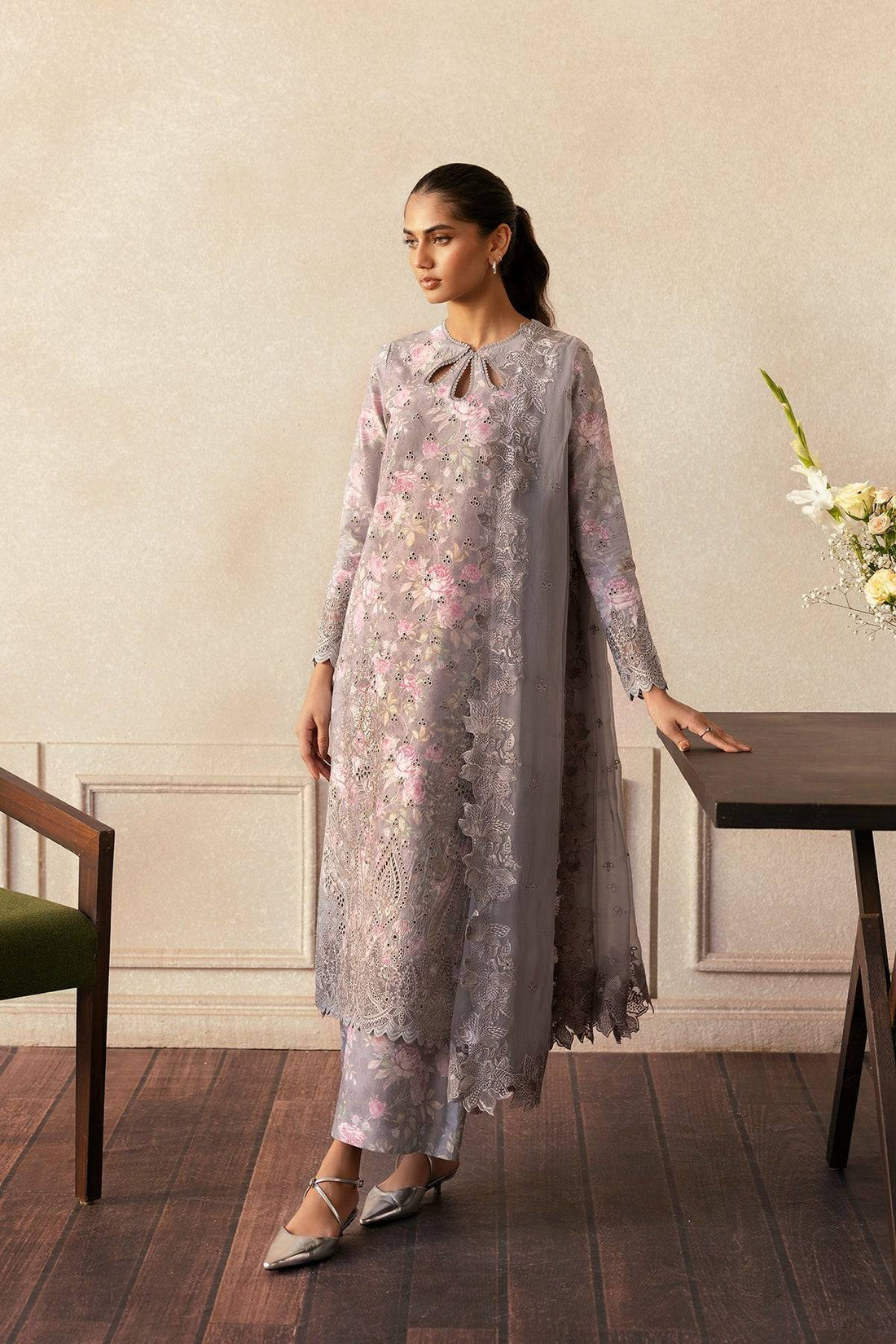 Afrozeh | Day Break | Wind Brushed by Afrozeh - Designer Dress  - Type : Ladies Clothes - Available at Libayah - 100% Original 