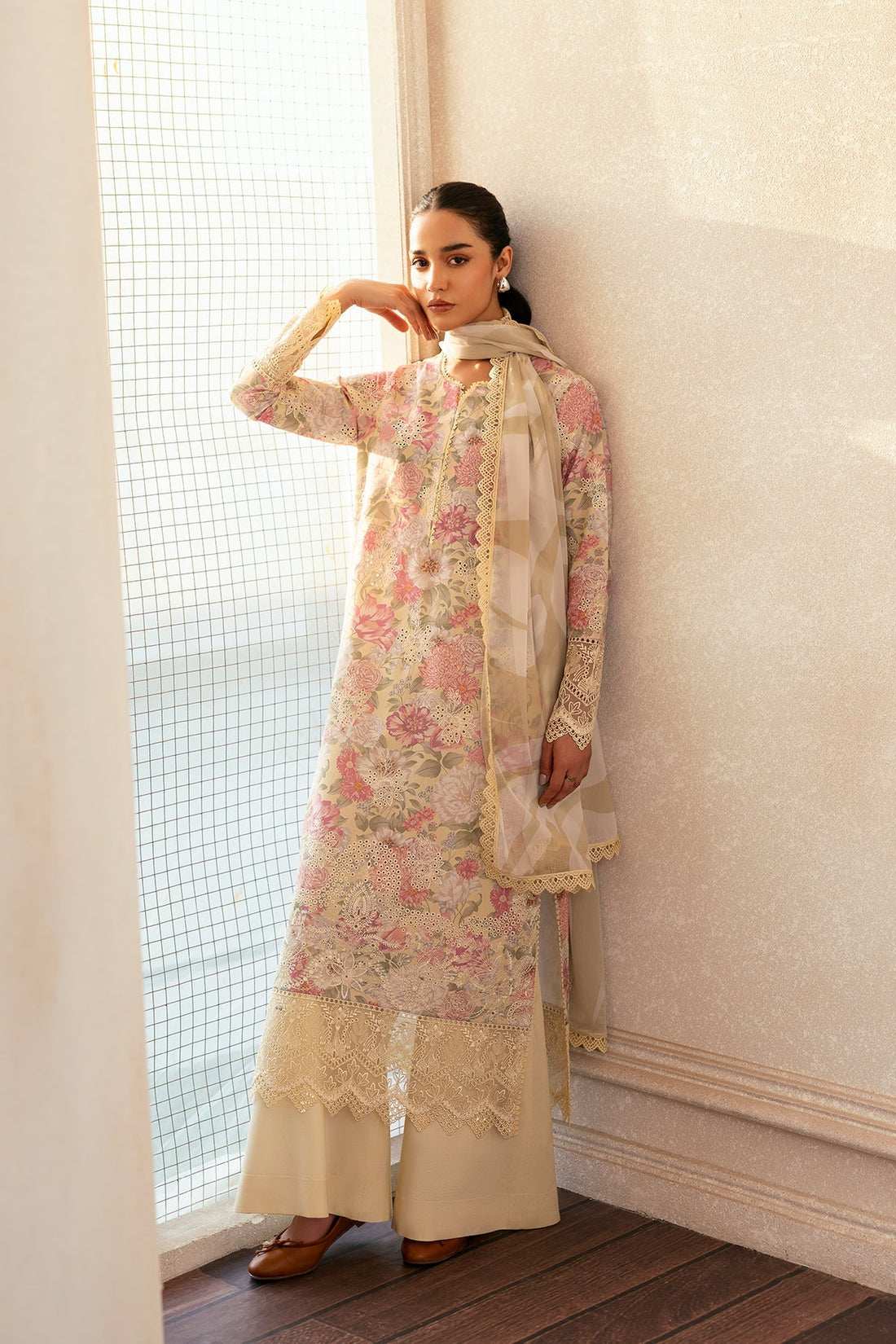Afrozeh | Day Break | Glow Streaked by Afrozeh - Designer Dress - Type: Ladies Clothes - Available at Libayah - 100% Original