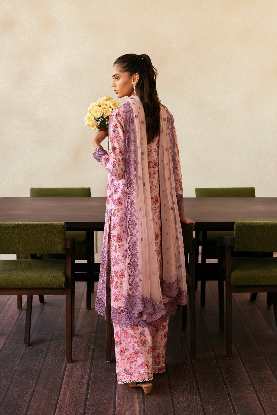 Afrozeh | Day Break | Dusk Laced by Afrozeh - Designer Dress - Type: Ladies Clothes - Available at Libayah - 100% Original