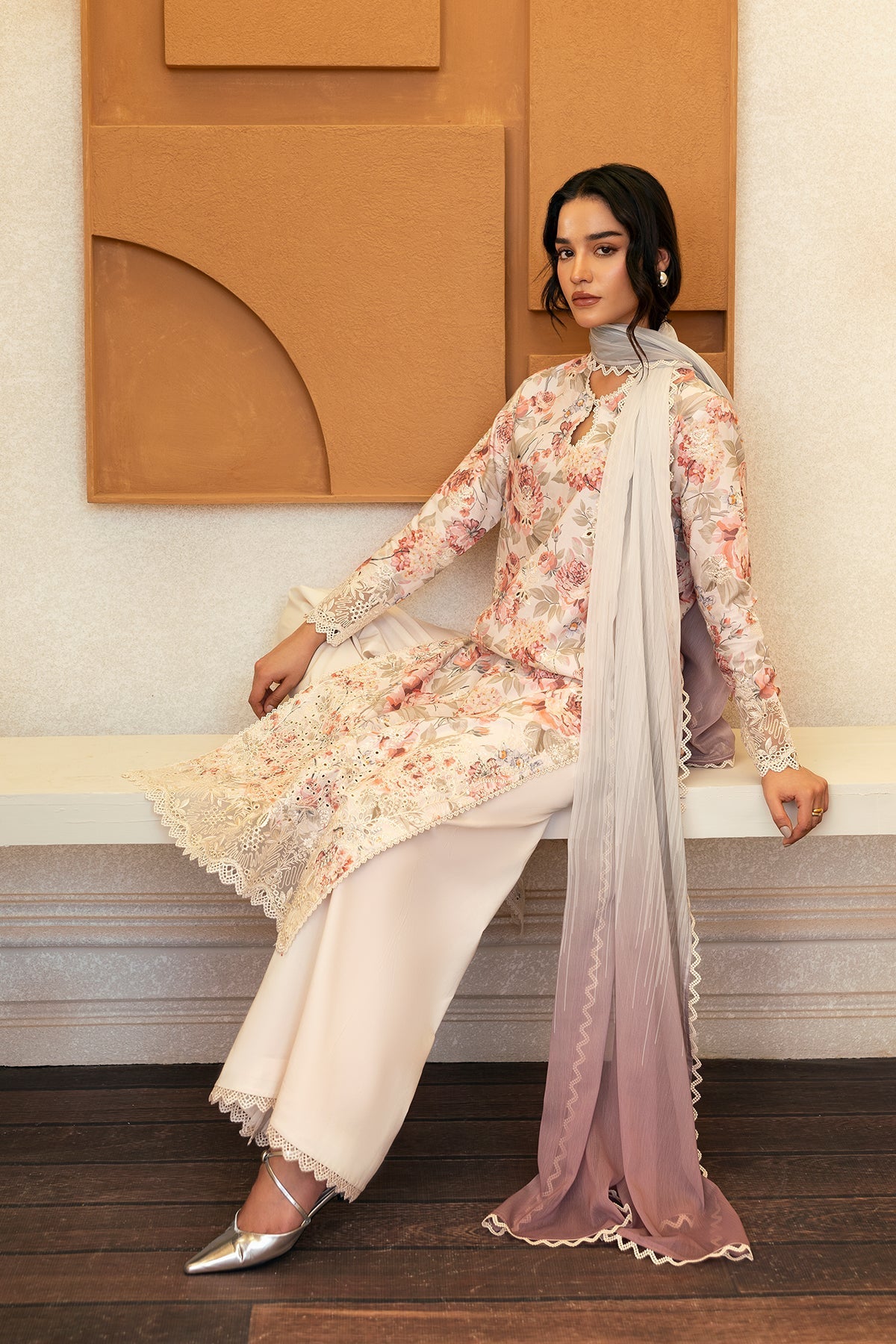 Afrozeh | Day Break | Horizon Faded by Afrozeh - Designer Dress - Type: Ladies Clothes - Available at Libayah - 100% Original