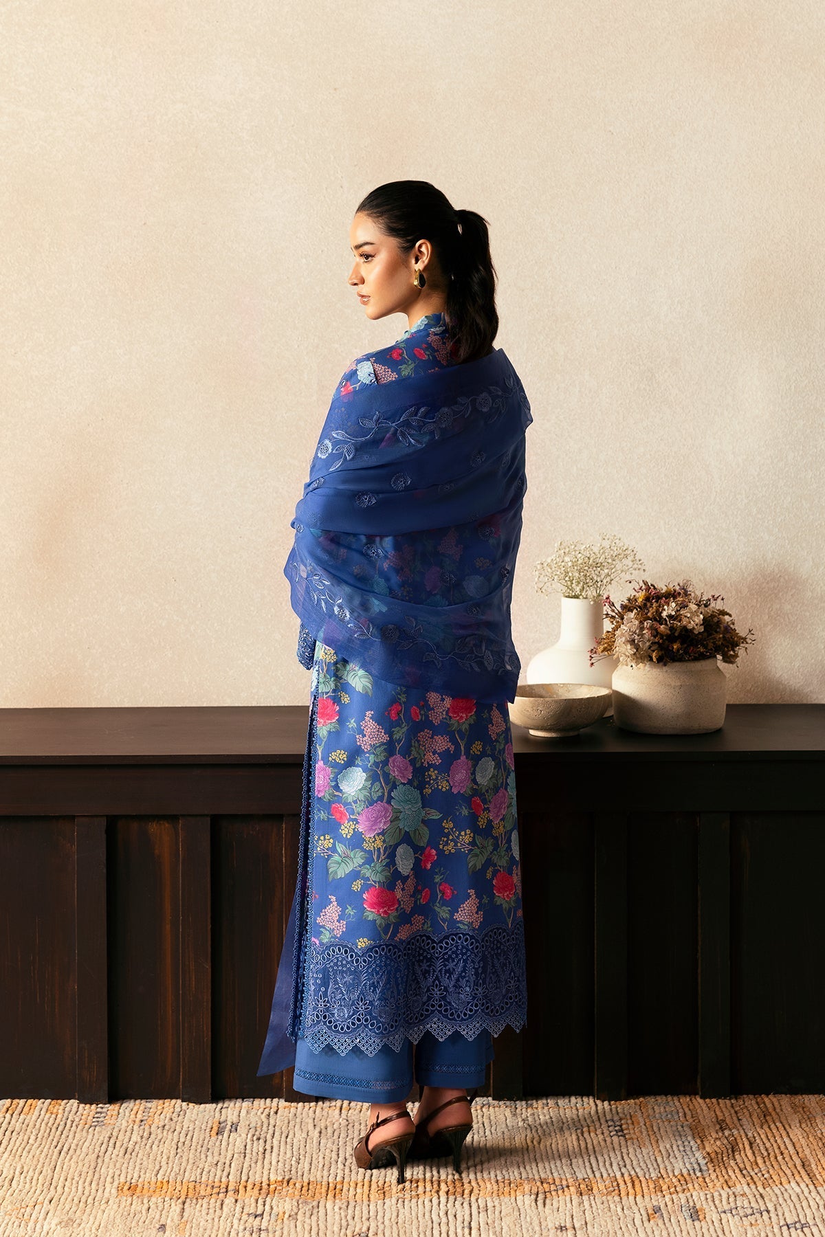Afrozeh | Day Break | Mist Woven by Afrozeh - Designer Dress - Type: Ladies Clothes - Available at Libayah - 100% Original