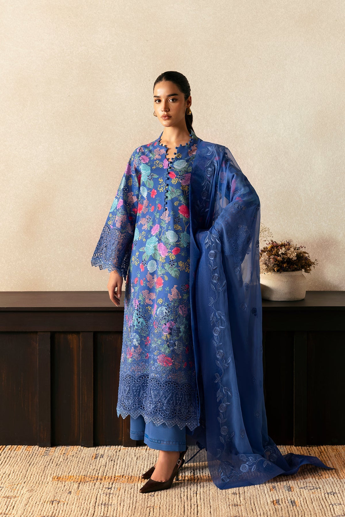 Afrozeh | Day Break | Mist Woven by Afrozeh - Designer Dress - Type: Ladies Clothes - Available at Libayah - 100% Original