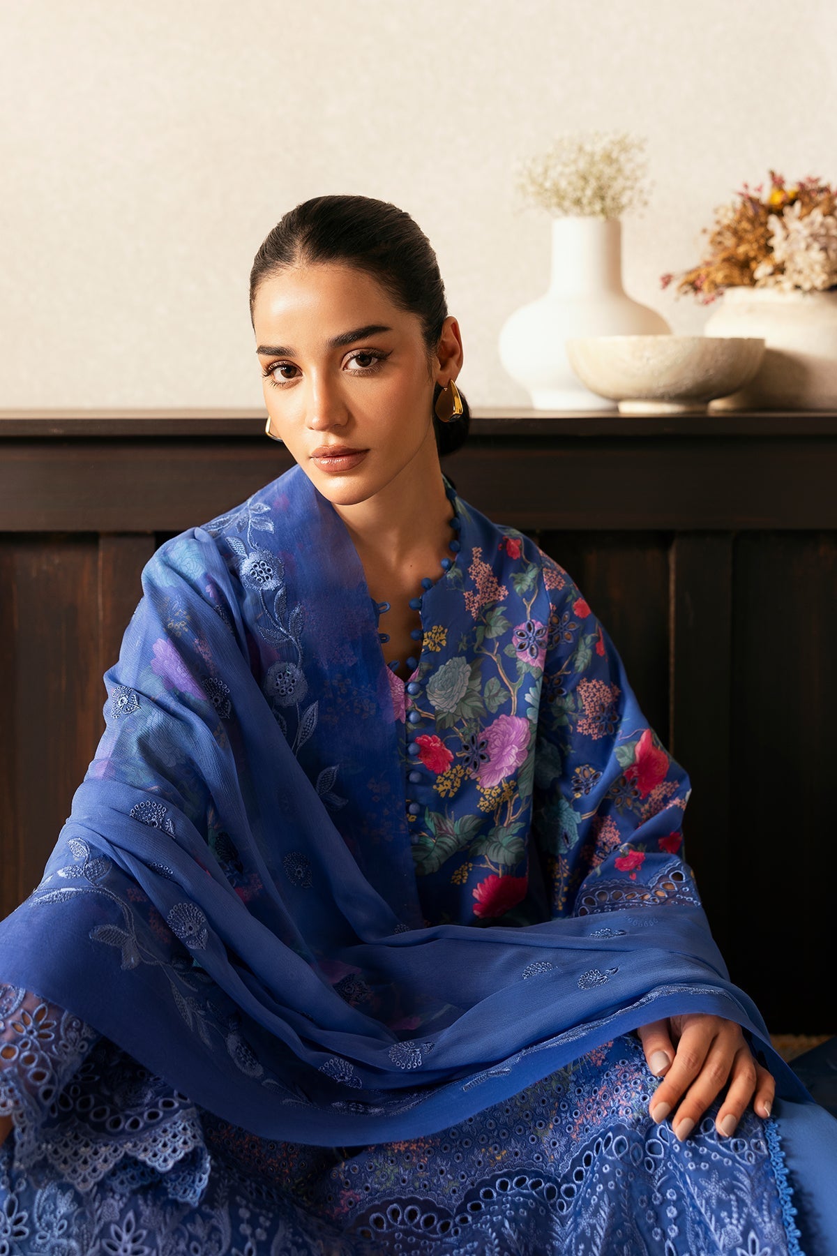 Afrozeh | Day Break | Mist Woven by Afrozeh - Designer Dress - Type: Ladies Clothes - Available at Libayah - 100% Original