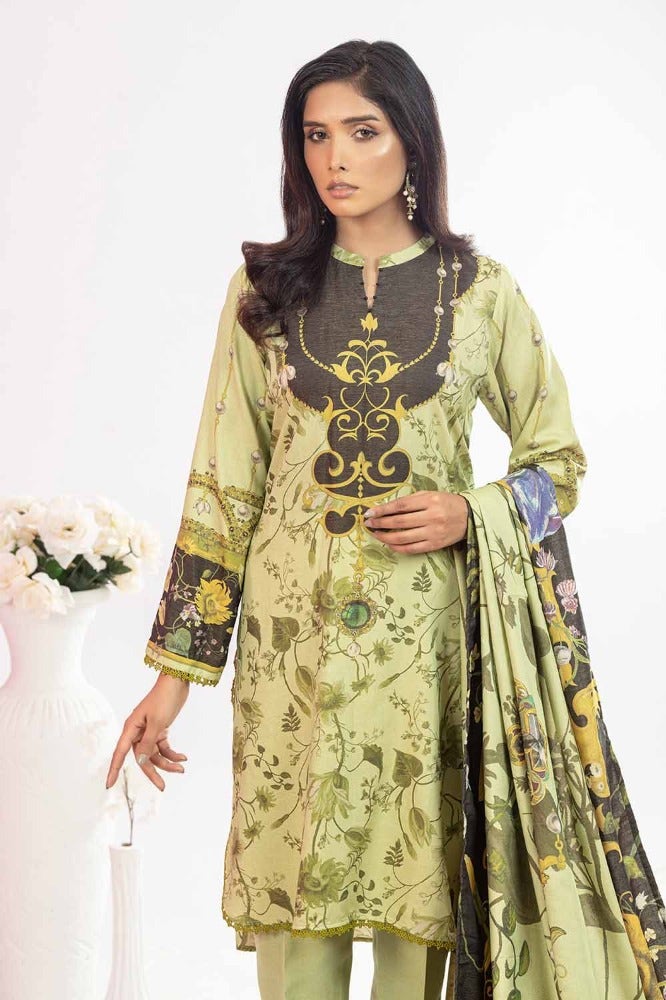 Gul Ahmed | Winter Collection 24 | Suit WNS-32269 B by Gul Ahmed - Designer Dress - Type: Ladies Clothes - Available at Libayah - 100% Original