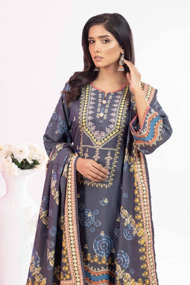 Gul Ahmed | Winter Collection 24 | Suit WNS-32213 A by Gul Ahmed - Designer Dress - Type: Ladies Clothes - Available at Libayah - 100% Original