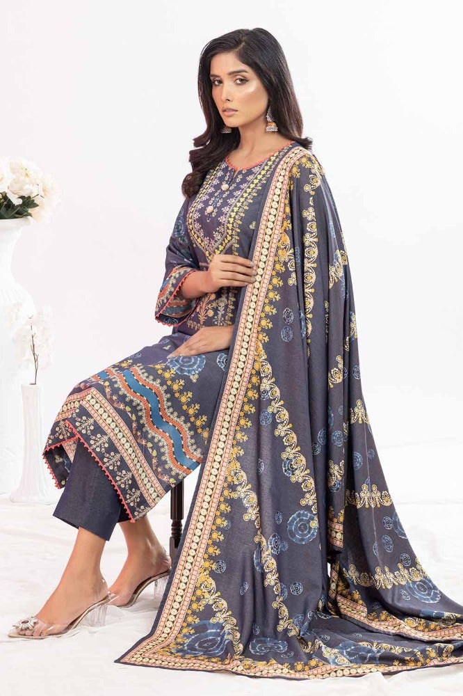 Gul Ahmed | Winter Collection 24 | Suit WNS-32213 A by Gul Ahmed - Designer Dress - Type: Ladies Clothes - Available at Libayah - 100% Original