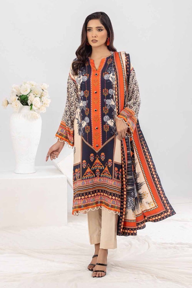 Gul Ahmed | Winter Collection 24 | Suit WNS-32209 A by Gul Ahmed - Designer Dress - Type: Ladies Clothes - Available at Libayah - 100% Original