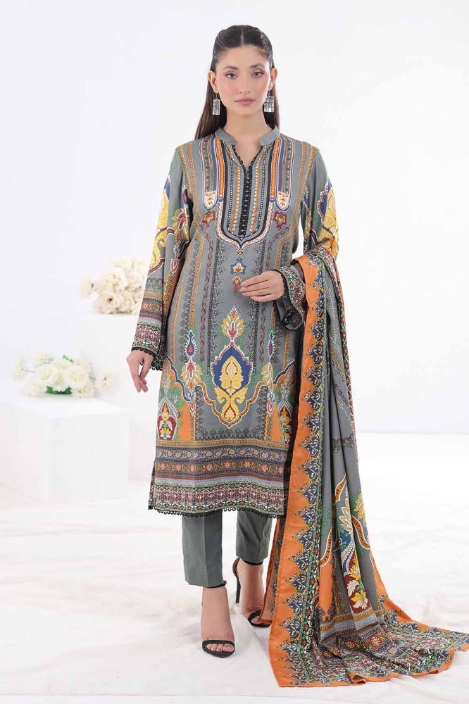 Gul Ahmed | Winter Collection 24 | Suit WNS-32297 B by Gul Ahmed - Designer Dress - Type: Ladies Clothes - Available at Libayah - 100% Original