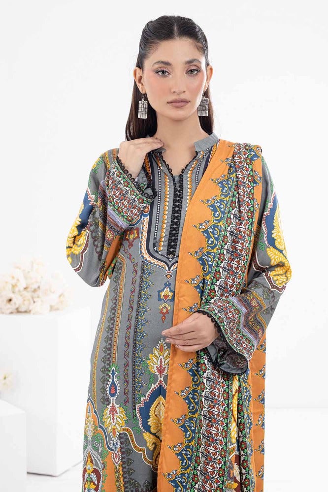 Gul Ahmed | Winter Collection 24 | Suit WNS-32297 B by Gul Ahmed - Designer Dress - Type: Ladies Clothes - Available at Libayah - 100% Original
