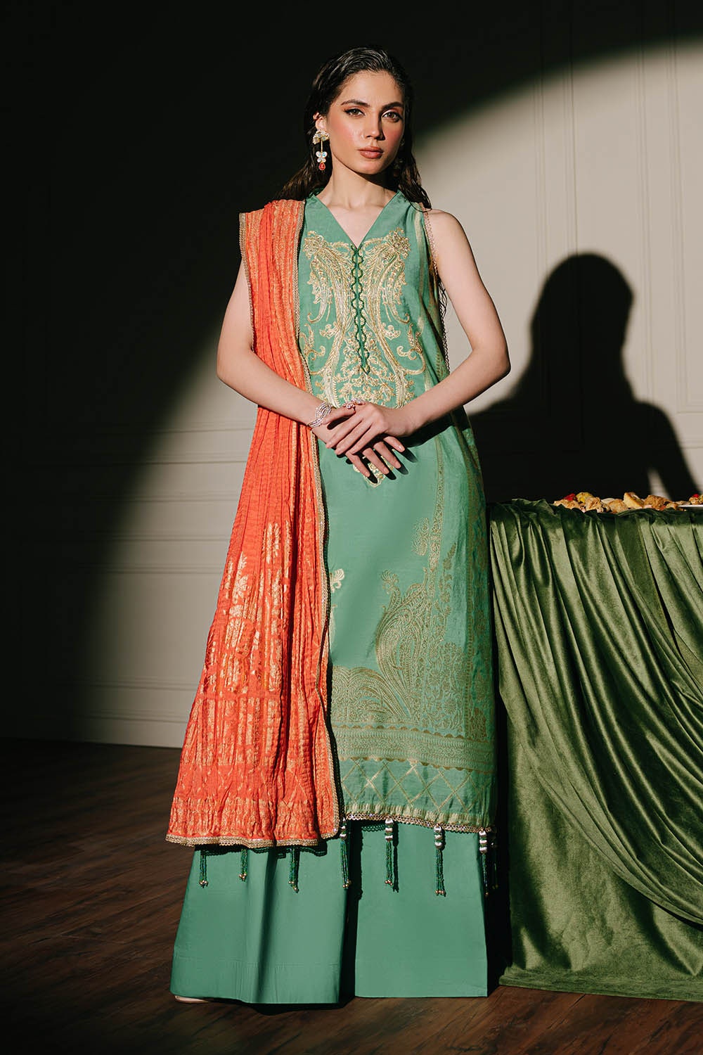 Gul Ahmed | Festive Eid 25 | FE-52127 by Gul Ahmed - Designer Dress - Type: Ladies Clothes - Available at Libayah - 100% Original