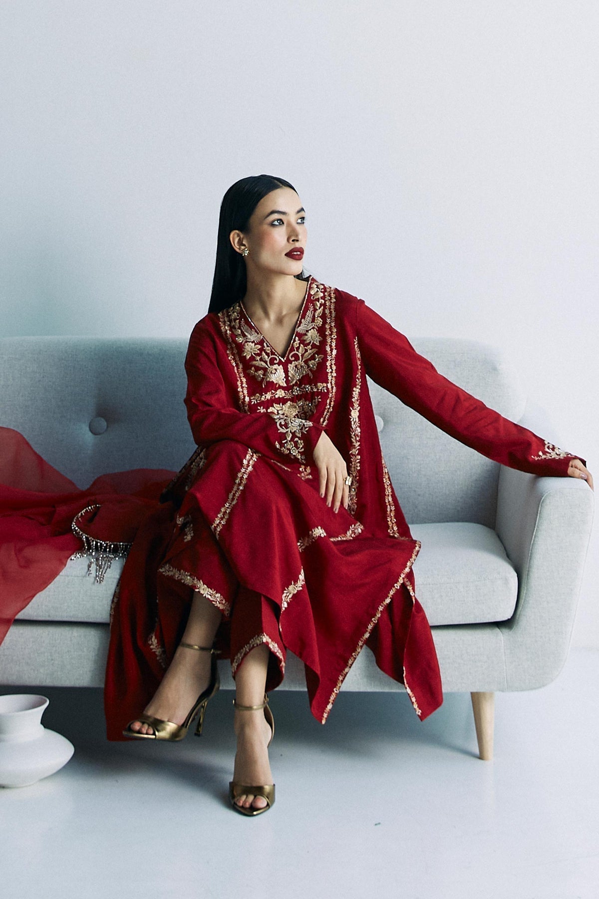 Zara Shahjahan | Festive Eid 24 | ZC-2039 by Zara Shahjahan - Designer Dress - Type: Ladies Clothes - Available at Libayah - 100% Original