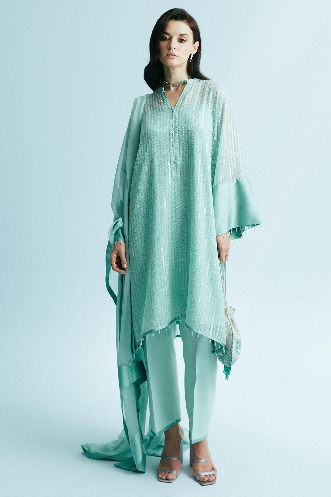 Zara Shahjahan | Festive Eid 24 | ZC-2043 by Zara Shahjahan - Designer Dress - Type: Ladies Clothes - Available at Libayah - 100% Original