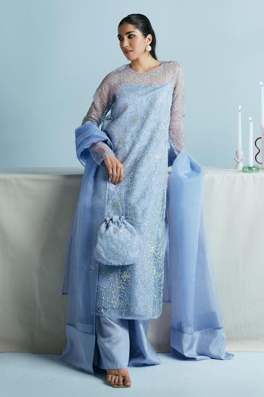 Zara Shahjahan | Festive Eid 24 | ZC-2045 by Zara Shahjahan - Designer Dress - Type: Ladies Clothes - Available at Libayah - 100% Original