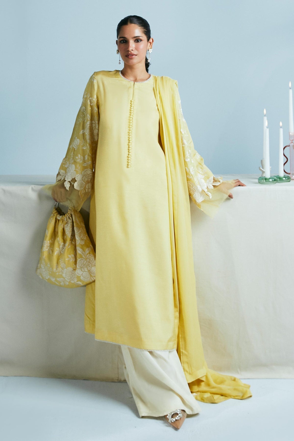 Zara Shahjahan | Festive Eid 24 | ZC-2033 by Zara Shahjahan - Designer Dress - Type: Ladies Clothes - Available at Libayah - 100% Original
