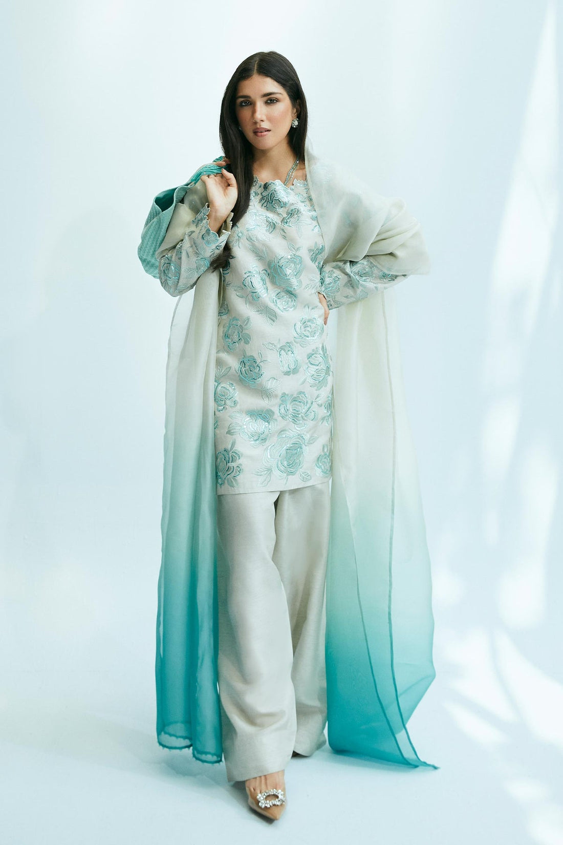 Zara Shahjahan | Festive Eid 24 | ZC-2034 by Zara Shahjahan - Designer Dress - Type: Ladies Clothes - Available at Libayah - 100% Original
