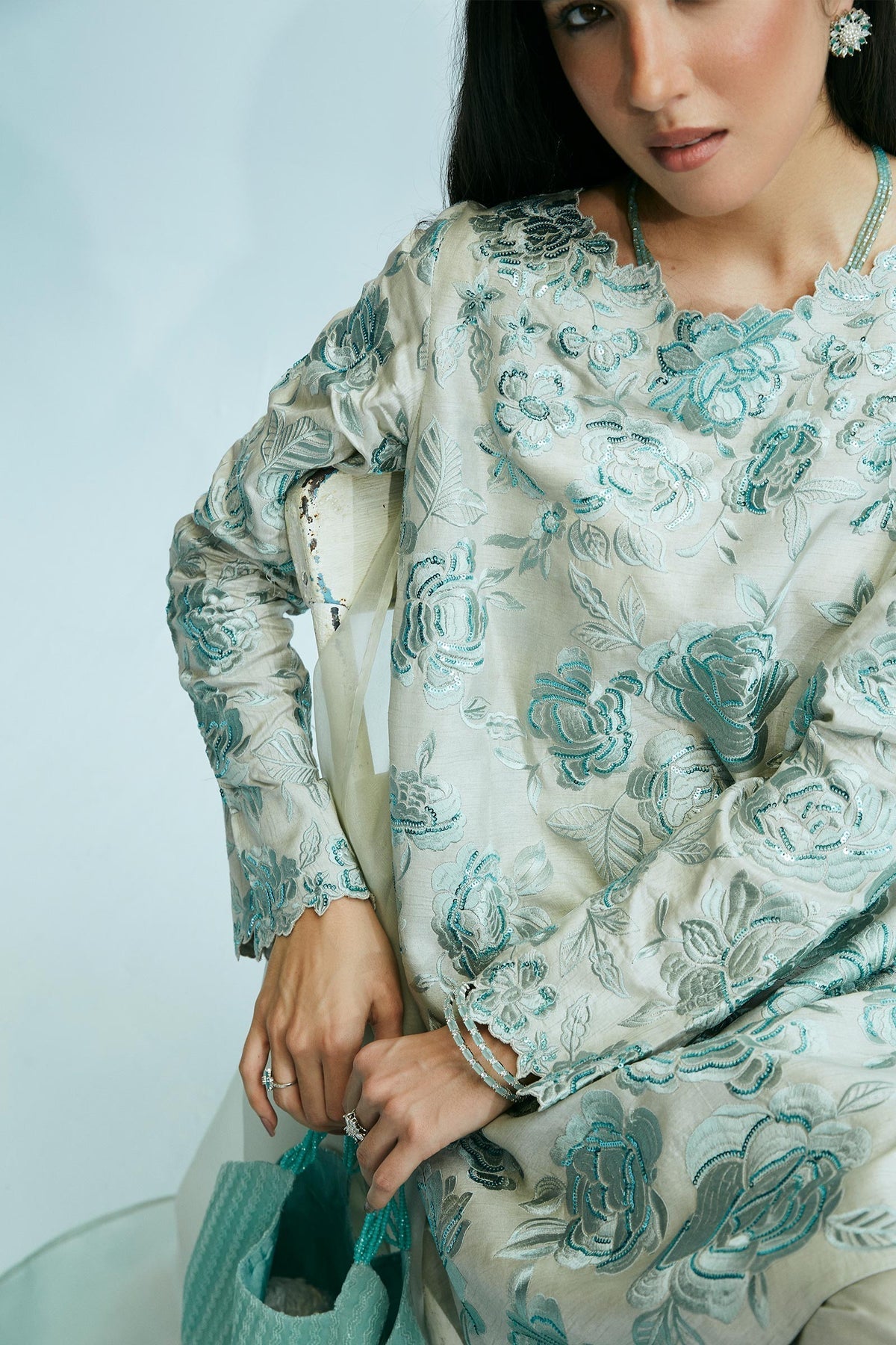 Zara Shahjahan | Festive Eid 24 | ZC-2034 by Zara Shahjahan - Designer Dress - Type: Ladies Clothes - Available at Libayah - 100% Original
