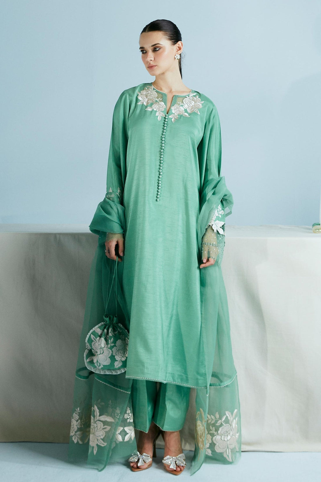 Zara Shahjahan | Festive Eid 24 | ZC-2038 by Zara Shahjahan - Designer Dress - Type: Ladies Clothes - Available at Libayah - 100% Original