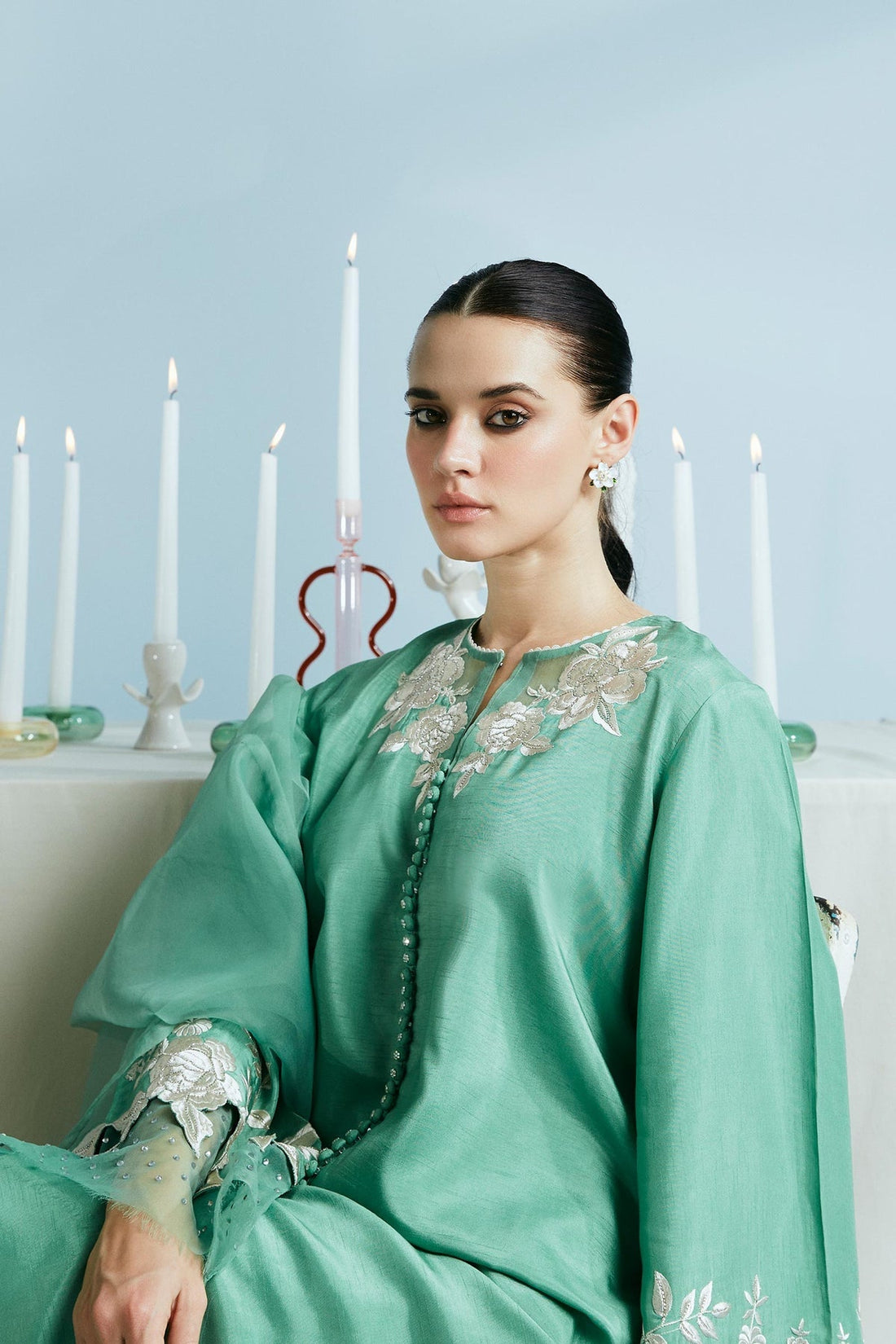 Zara Shahjahan | Festive Eid 24 | ZC-2038 by Zara Shahjahan - Designer Dress - Type: Ladies Clothes - Available at Libayah - 100% Original