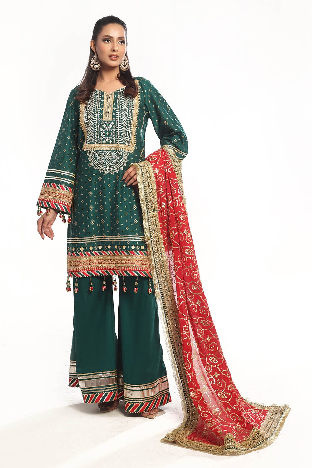 Gul Ahmed | Chunri Lawn 25 | BM-52024 by Gul Ahmed - Designer Dress - Type: Ladies Clothes - Available at Libayah - 100% Original