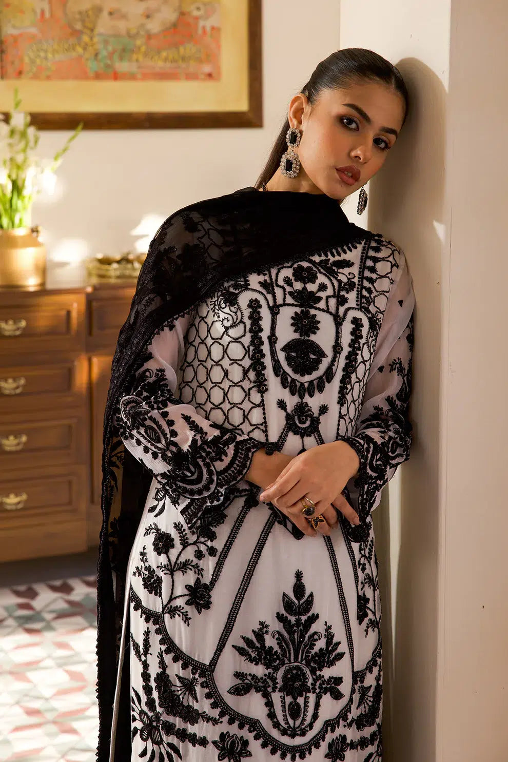 Azure | Embroidered Formals | ZN-06 by Zebtan - Designer Dress - Type: Ladies Clothes - Available at Libayah - 100% Original