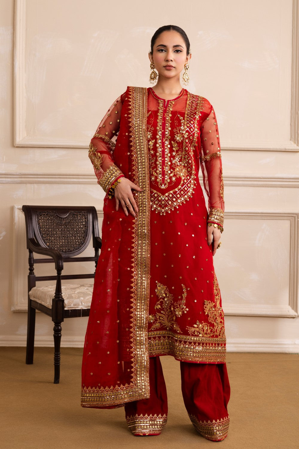 Maryum N Maria | Izara Formals | ZINA - MW40030 by Maryum N Maria - Designer Dress - Type: Ladies Clothes - Available at Libayah - 100% Original